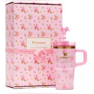 NEW Stanley x Love Shack Fancy Tumbler Ibiza Sunset Pink 20 oz Floral